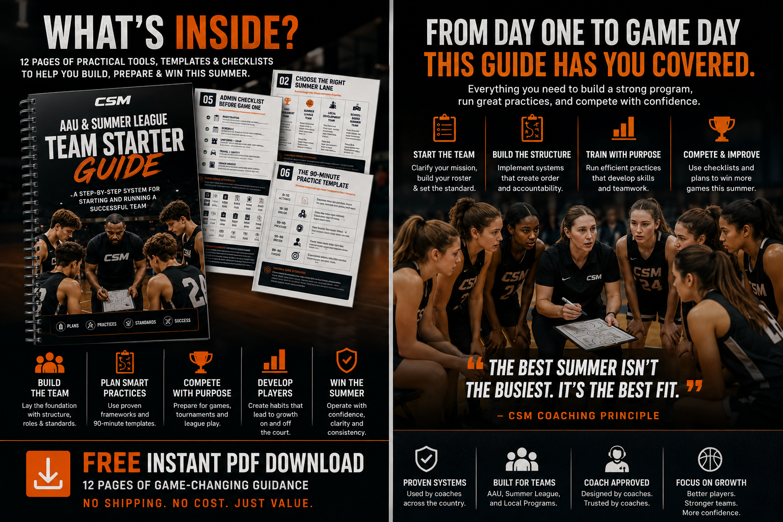 Free AAU & Summer League Team Starter Guide | CSM PDF Download