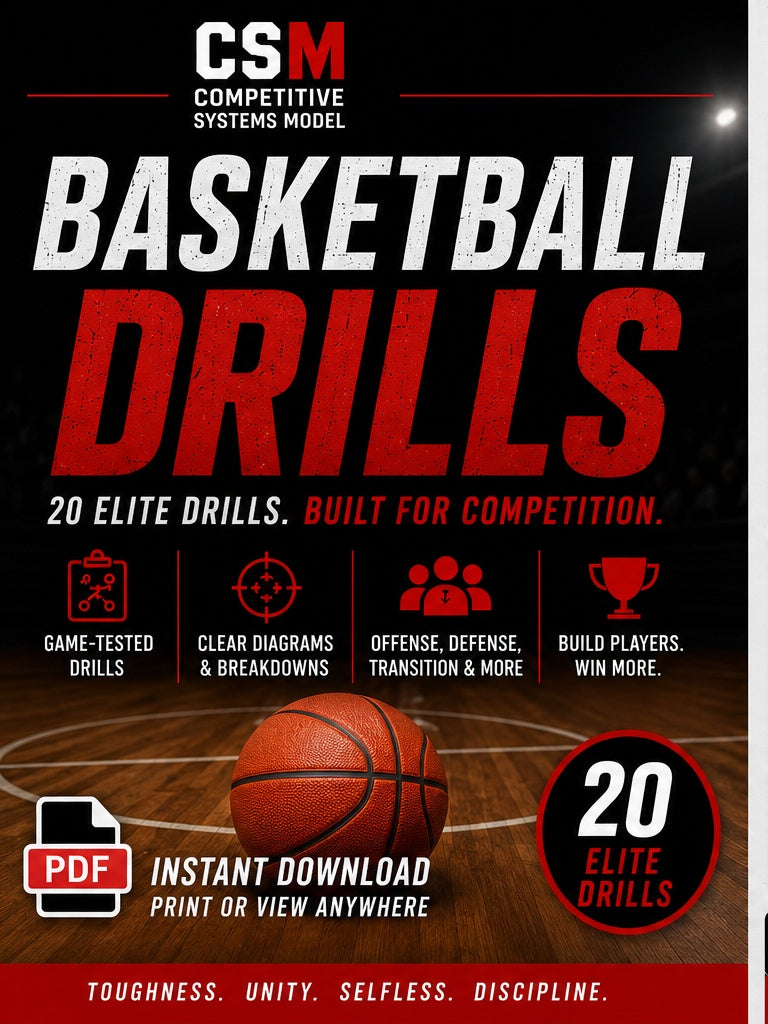 CSM Basketball Drills PDF instant download product cover preview
