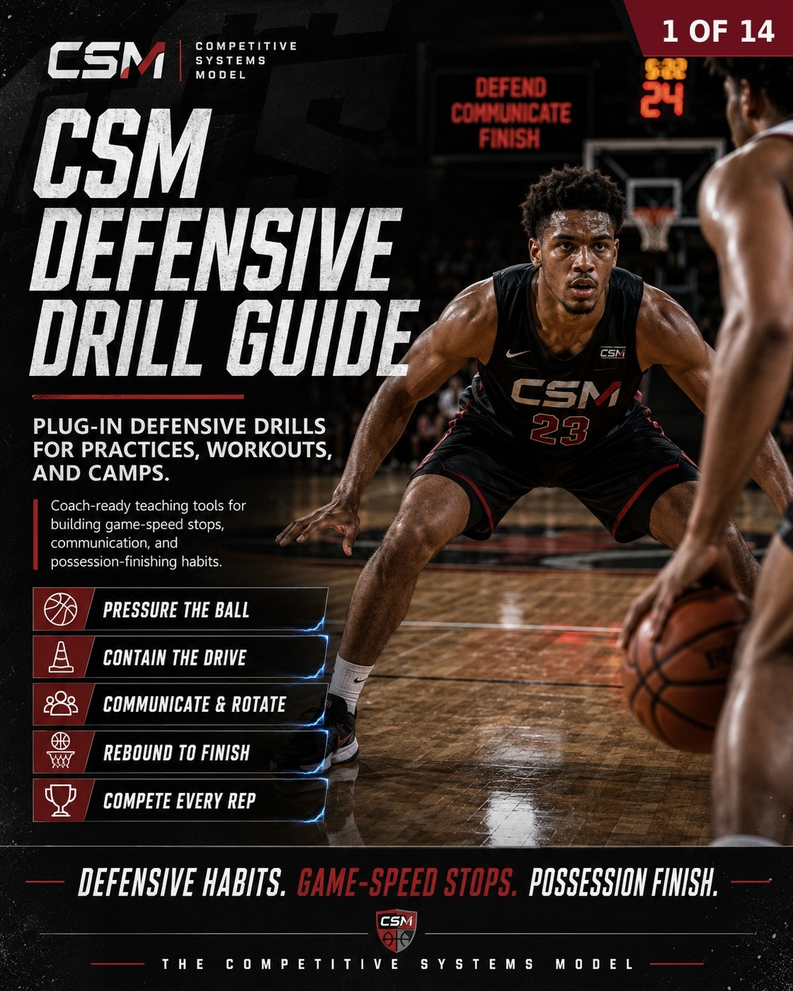 CSM Defensive Drill Guide included in the bundle