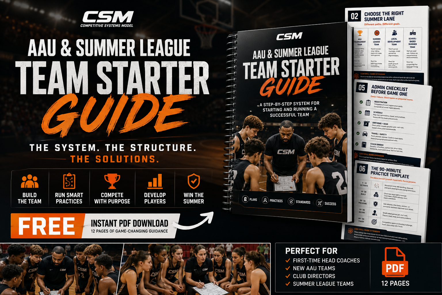Free AAU & Summer League Team Starter Guide | CSM PDF Download